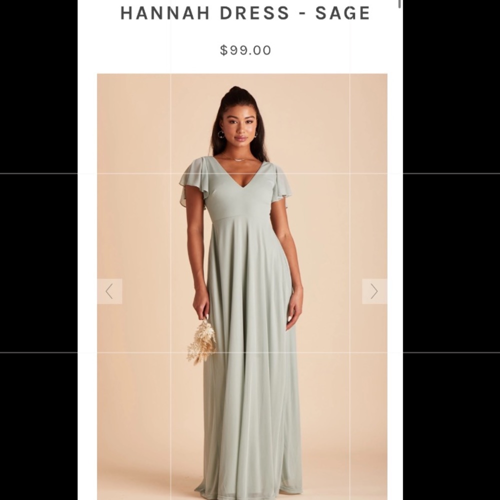 Birdy Grey sage bridesmaids dress